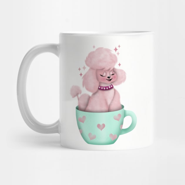 Poodle cup by Manxcraft